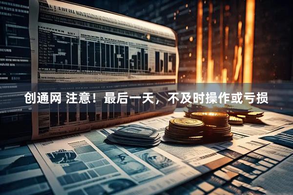 创通网 注意！最后一天，不及时操作或亏损